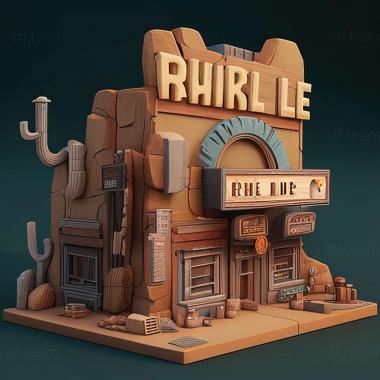 3D модель Игра Рамбл Сити (STL)